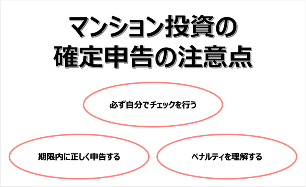 確定申告の注意点一覧